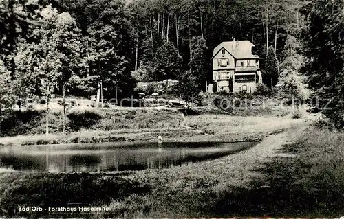 AK / Ansichtskarte  Bad_Orb Forsthaus Haselruhe Bad_Orb