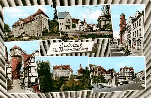 AK / Ansichtskarte  Lauterbach_Hessen Orts und Teilansichten Schloss Marktplatz Lauterbach Hessen