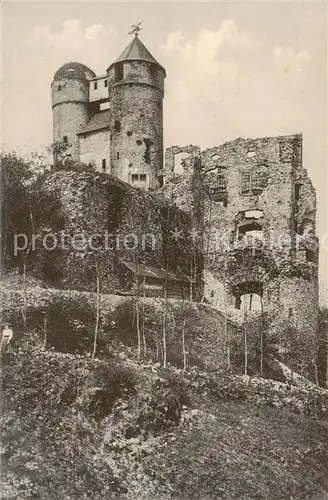 AK / Ansichtskarte  Burg_Greifenstein_Westerwald Burgruine Burg_Greifenstein