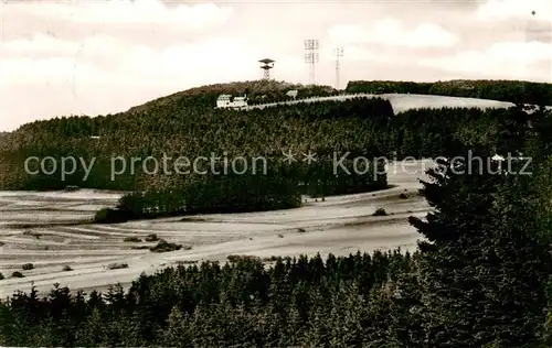 AK / Ansichtskarte  Hoherodskopf_Schotten Der Berggasthof Panorama 