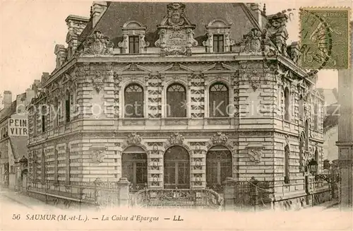 AK / Ansichtskarte Saumur_49 Caisse d Epargne 
