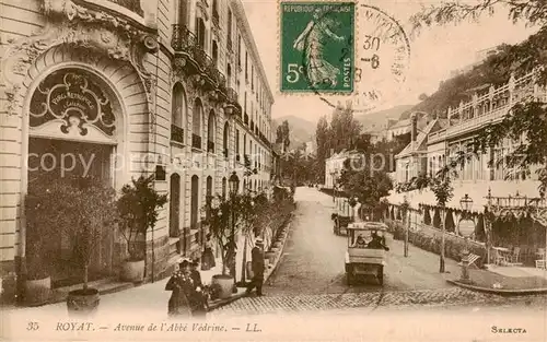 AK / Ansichtskarte Royat_63 les Bains Avenue de l Abbe Vedrine 