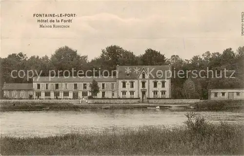 AK / Ansichtskarte Fontaine le Port_77_Seine et Marne Hotel de la Foret Maison Robichon 