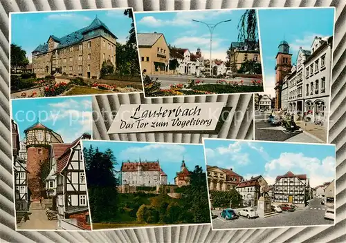 AK / Ansichtskarte  Lauterbach_Hessen Orts und Teilansichten Schloss Marktplatz Lauterbach Hessen