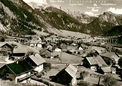 AK / Ansichtskarte  Hinterstein_Bad_Hindelang Panorama Hinterstein_Bad_Hindelang