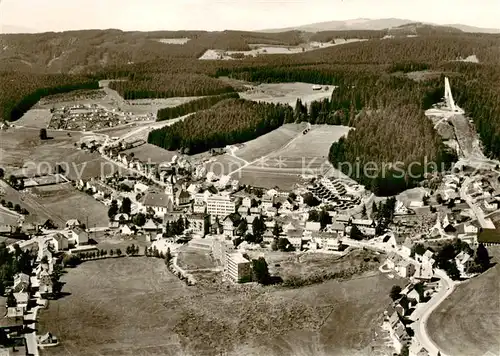 AK / Ansichtskarte  Schoenwald_Triberg Erholungsheim Kurhaus Viktoria Fliegeraufnahme Schoenwald Triberg