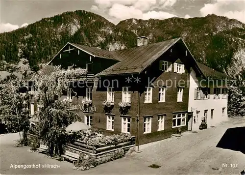 AK / Ansichtskarte  Bad_Oberdorf Alpengasthof Hirsch Bad_Oberdorf