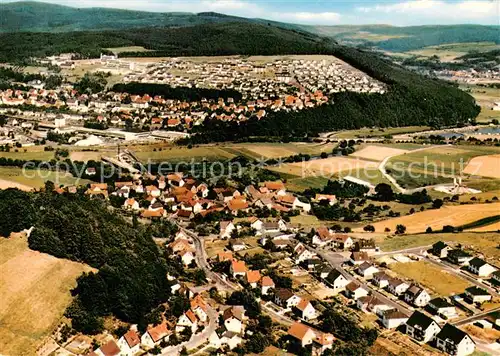 AK / Ansichtskarte 73804232 Melsungen_Fulda Fliegeraufnahme Melsungen Fulda