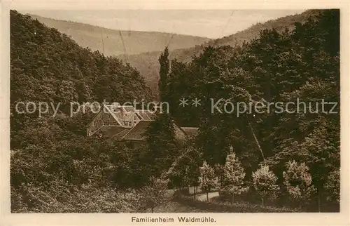 AK / Ansichtskarte 73804258 Eberstadt_Darmstadt Familienheim Waldmuehle Eberstadt_Darmstadt