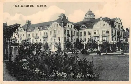 AK / Ansichtskarte  Bad_Salzschlirf Badehof Bad_Salzschlirf