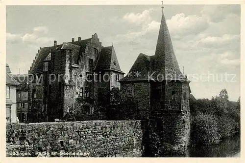 AK / Ansichtskarte  Buedingen_Hessen Partie am Seemenbach Buedingen Hessen