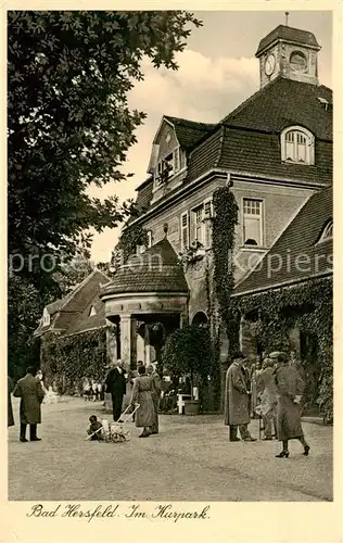 AK / Ansichtskarte  Bad_Hersfeld Im Kurpark Bad_Hersfeld