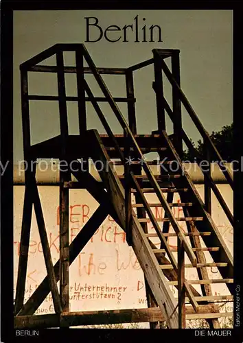 AK / Ansichtskarte  Berlin Die Berliner Mauer Berlin