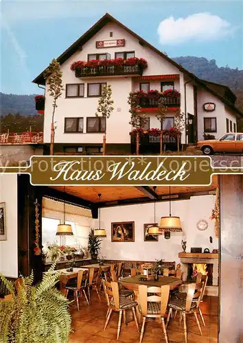 AK / Ansichtskarte 73804312 Rumbach_Rheinland-Pfalz Haus Waldeck Gaststube Rumbach_Rheinland-Pfalz