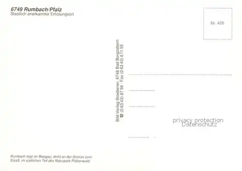 AK / Ansichtskarte  Rumbach_Rheinland-Pfalz Ortspartie Weiher Fachwerkhaeuser Brunnen Rumbach_Rheinland-Pfalz