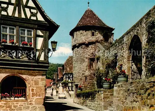 AK / Ansichtskarte  Doerrenbach_Bad_Bergzabern Wehrturm am Kirchhof Eingang 