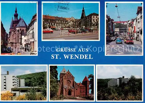 AK / Ansichtskarte  St_Wendel Kirchen Marktplatz Ortspartien St_Wendel