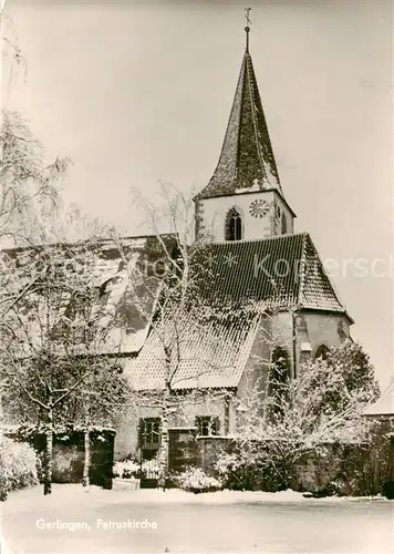 AK / Ansichtskarte  Gerlingen__Wuerttemberg Petruskirche 