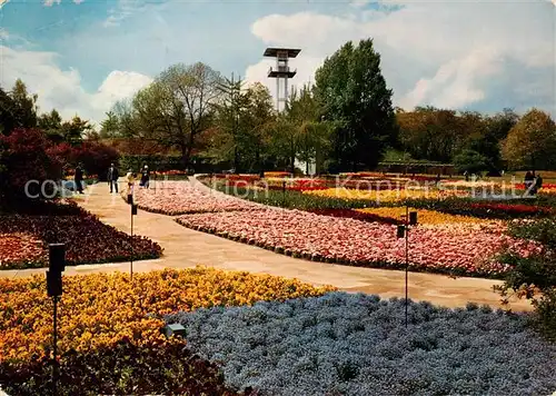 AK / Ansichtskarte  Stuttgart BUGA 1961 Bunter Blumenteppich mit Aussichtsturm Stuttgart