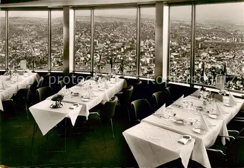 AK / Ansichtskarte  Stuttgart Fernsehturm Turmrestaurant Stuttgart