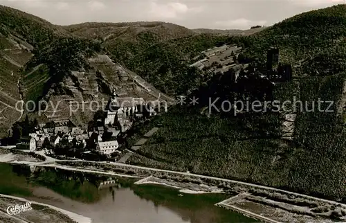 AK / Ansichtskarte 73804397 Beilstein_Mosel mit Burgruine Metternich und Karmelitenkloster Beilstein_Mosel