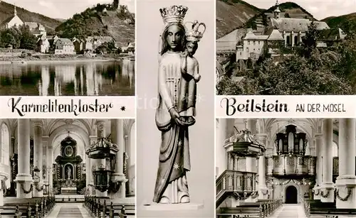 AK / Ansichtskarte  Beilstein_Mosel Karmelitenkloster Inneres Teilansichten  Beilstein_Mosel