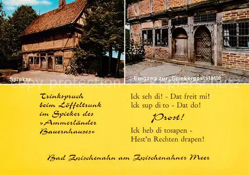 AK / Ansichtskarte 73804454 Bad_Zwischenahn Spieker Eingang zur Spiekergaststaette Bad_Zwischenahn
