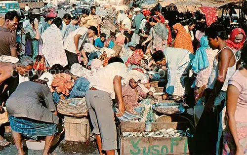 AK / Ansichtskarte  Kuala_Lumpur_Malaysia Market Scene 