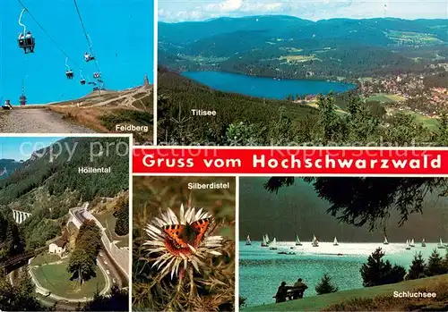 AK / Ansichtskarte  Sessellift_Chairlift_Telesiege Hochschwarzwald Titisee Feldberg Schluchtsee 