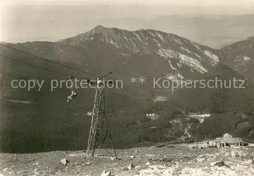 AK / Ansichtskarte  Sessellift_Chairlift_Telesiege Nizke Tatry Jasna 