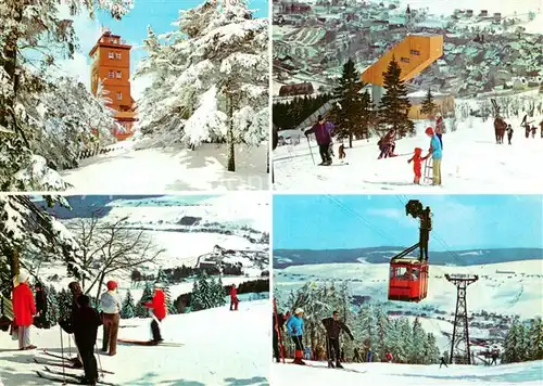 AK / Ansichtskarte  Seilbahn_Cable-Car_Telepherique Oberwiesenthal Kr.Annaberg 