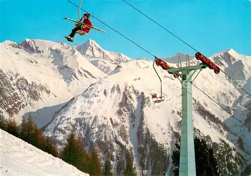 AK / Ansichtskarte  Sessellift_Chairlift_Telesiege Grossglockner Kals 