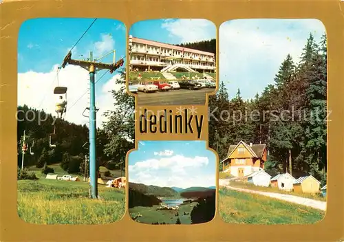 AK / Ansichtskarte  Sessellift_Chairlift_Telesiege Dedinky Slovensky Raj  