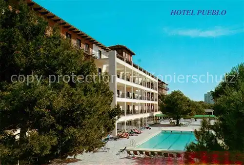 AK / Ansichtskarte  Playa_de_Palma_Mallorca Hotel Pueblo Palma Playa_de_Palma_Mallorca