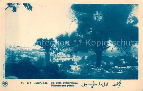 AK / Ansichtskarte 73804676 Tanger_Tangier_Tangiers_Maroc Un coin pittoresque 