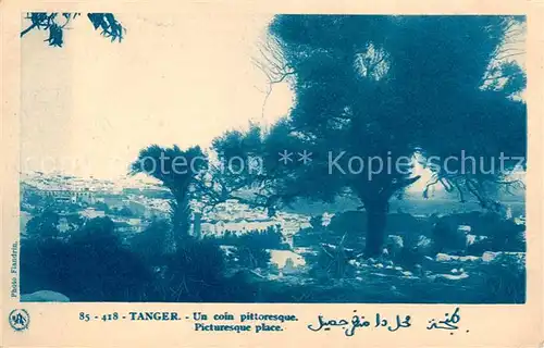 AK / Ansichtskarte  Tanger_Tangier_Tangiers_Maroc Un coin pittoresque 