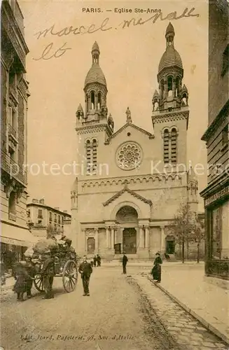 AK / Ansichtskarte Paris_75 Eglise Ste Anne 