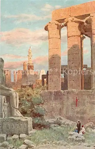 AK / Ansichtskarte 73804726 Luxor_Louqsor_Louksor_Egypt Tempel des Amenophis III 