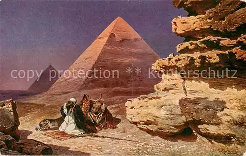 AK / Ansichtskarte 73804752 Gizeh_Giza_Egypt Die Pyramiden von Gizeh 