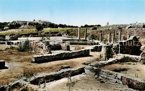 AK / Ansichtskarte 73804775 Carthage_Karthago Village Romain Theatre Carthage Karthago
