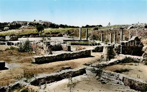 AK / Ansichtskarte  Carthage_Karthago Village Romain Theatre Carthage Karthago