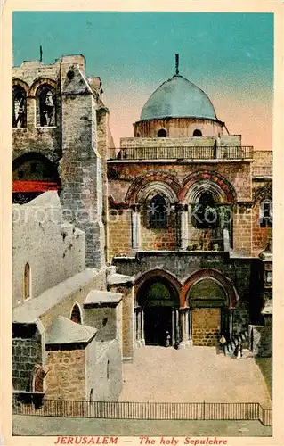 AK / Ansichtskarte  Jerusalem_Yerushalayim The holy Sepulchre Jerusalem_Yerushalayim