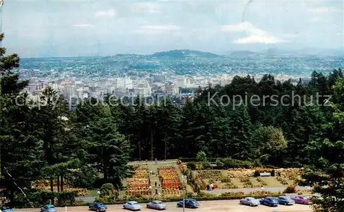 AK / Ansichtskarte 73804856 Portland_Oregon_USA The City of Roses and Mt Hood 