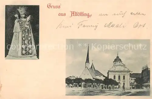 AK / Ansichtskarte 73804859 Altoetting Gnadenbild Kirche Altoetting