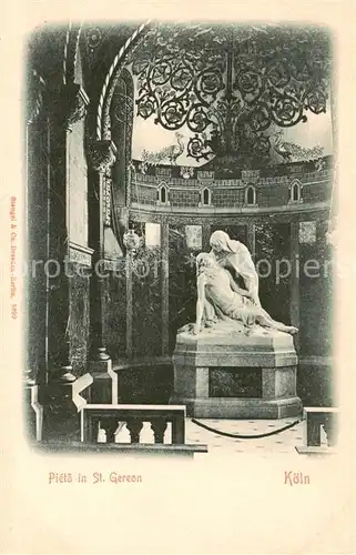 AK / Ansichtskarte  Koeln__Rhein Pieta in St Gereon 