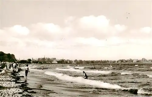 AK / Ansichtskarte  Eckernfoerde_Ostseebad Strandpartie 