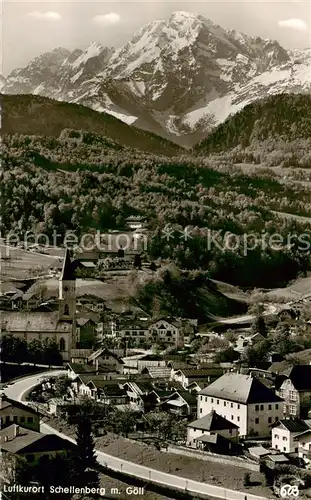 AK / Ansichtskarte  Schellenberg_Marktschellenberg Fliegeraufnahme mit Goell Schellenberg