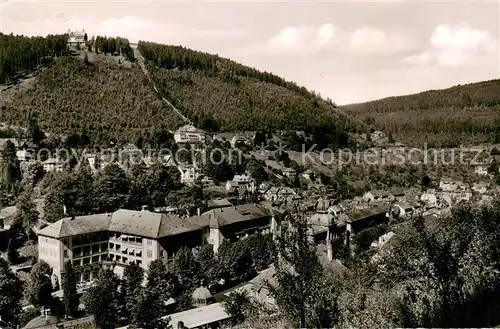 AK / Ansichtskarte  Wildbad_Schwarzwald mit Sommerberg Wildbad_Schwarzwald