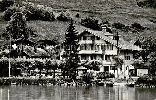 AK / Ansichtskarte Iseltwald Hotel Pension Alpenruh Iseltwald