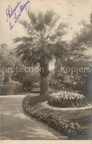 AK / Ansichtskarte 73804953 Monte-Carlo_Monaco Les Jardines 